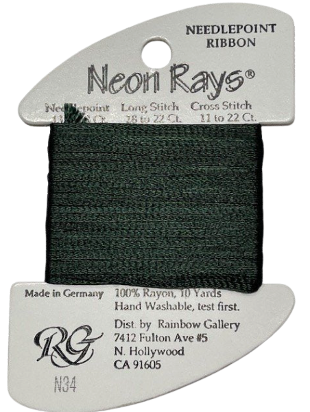 Neon Rays | N034 Dark Green