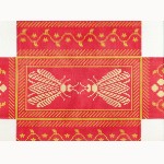 Napoleon's Bee Brick Cover-Coral & Cream