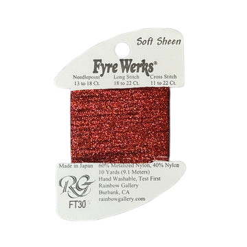 Fyre Werks Soft Sheen | FT30 Red
