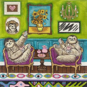 Sloth w/ 12 Sunflowers