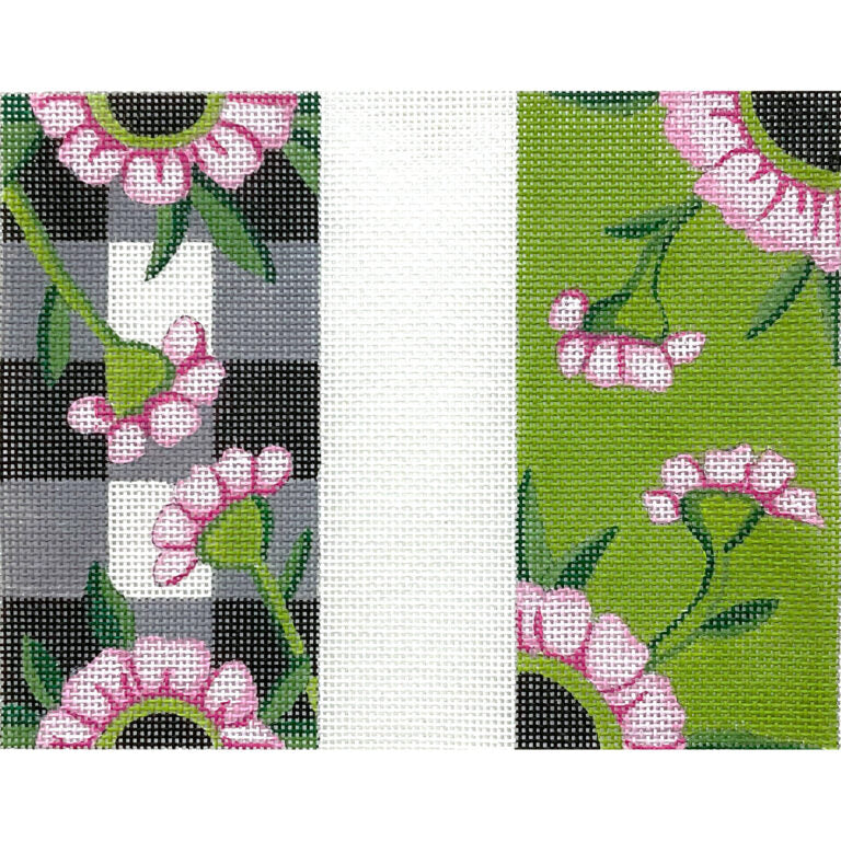 Black Check Floral Eyeglass