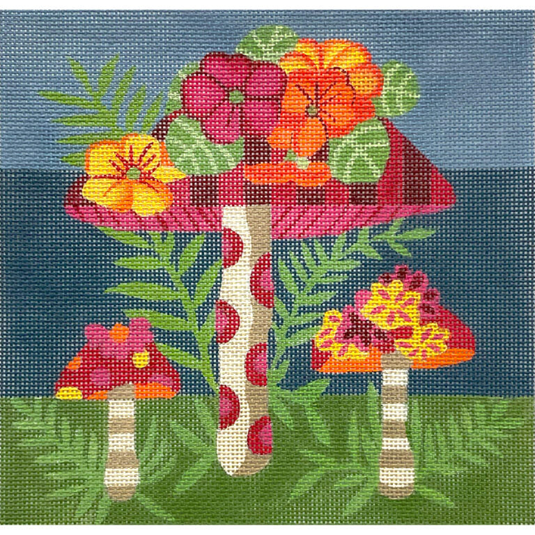 Floral Caps Mushrooms