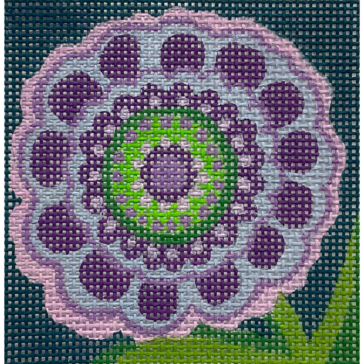 Purple Patterns Flower