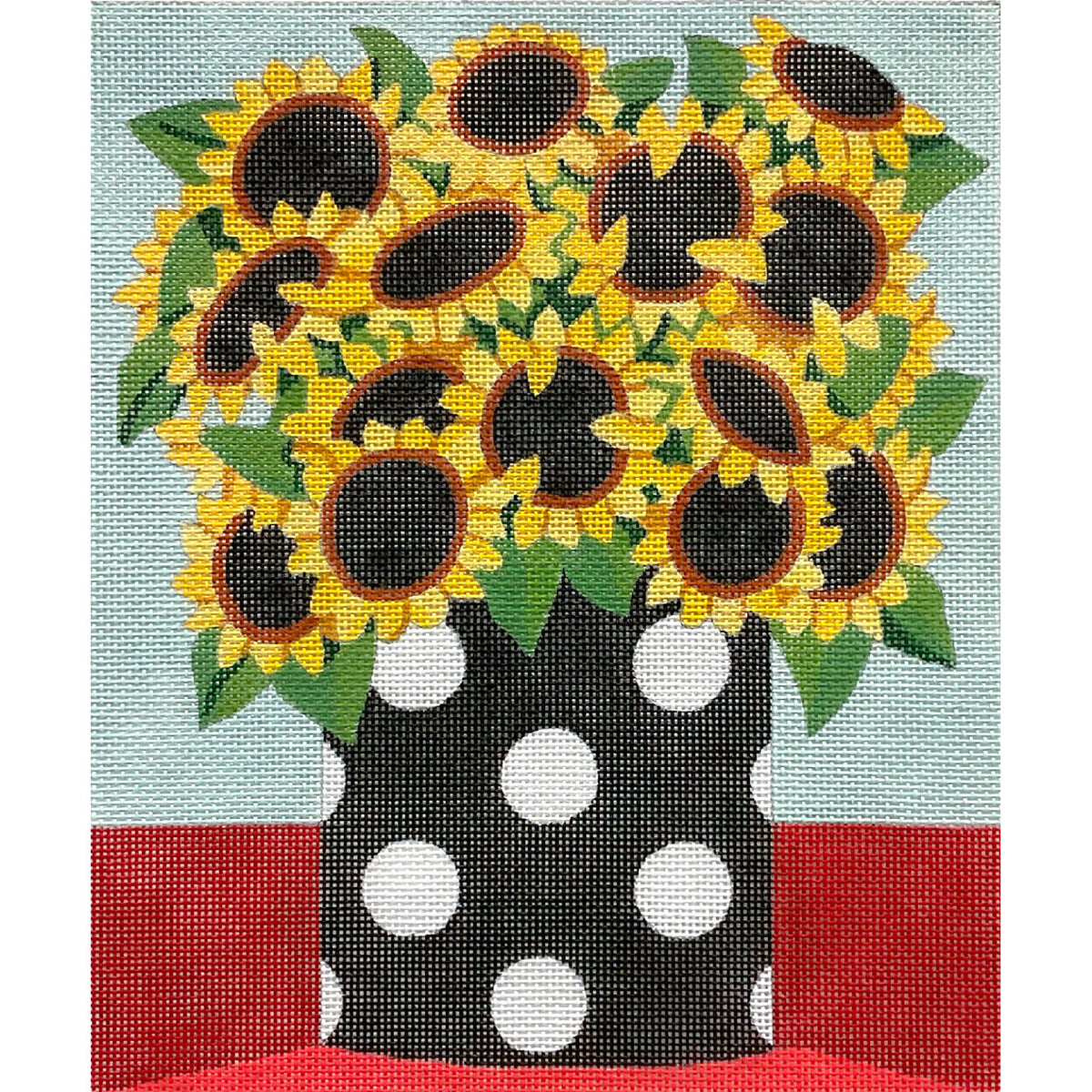 Sunflowers & Polka Dots