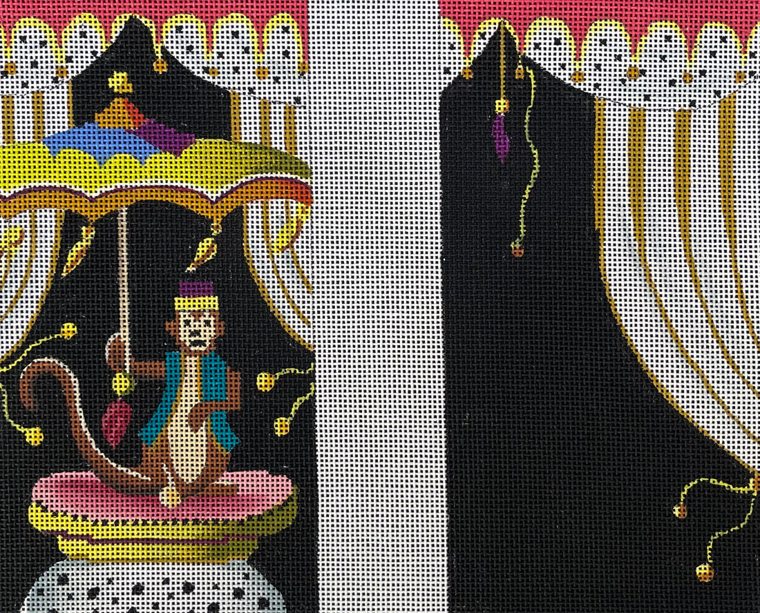 Monkey w/Umbrella Eyeglass Case