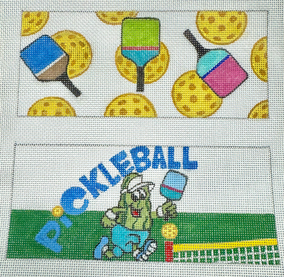 Pickle Ball Eyeglass Case-Double