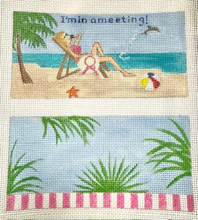 I'm At A Meeting - Dbl Eyeglass Case