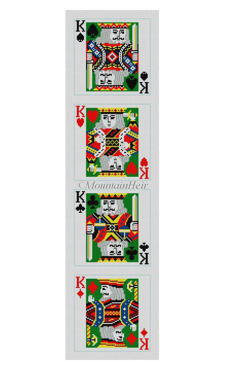 Card Suit Kings Coasters