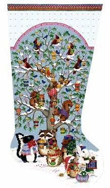 Woodland Christmas Stocking