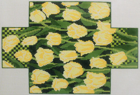Yellow Tulips Brick Cover