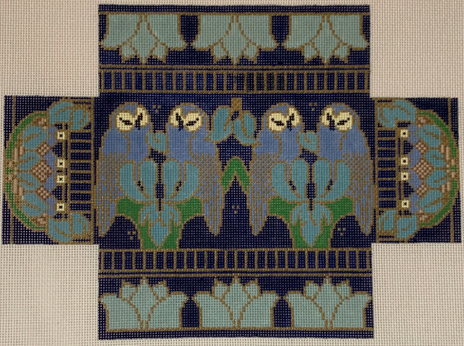 Voysey's Blue Owls Brick Cover