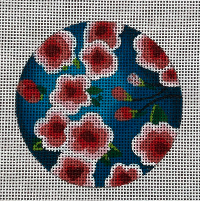 Japanese Cherry Blossoms 3" Round