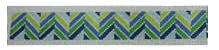 Chevron Multi Blues Greens Belt