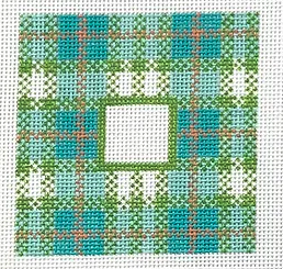 Turquoise Plaid Insert