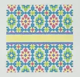 Portuguese Tiles 5" Square Spring