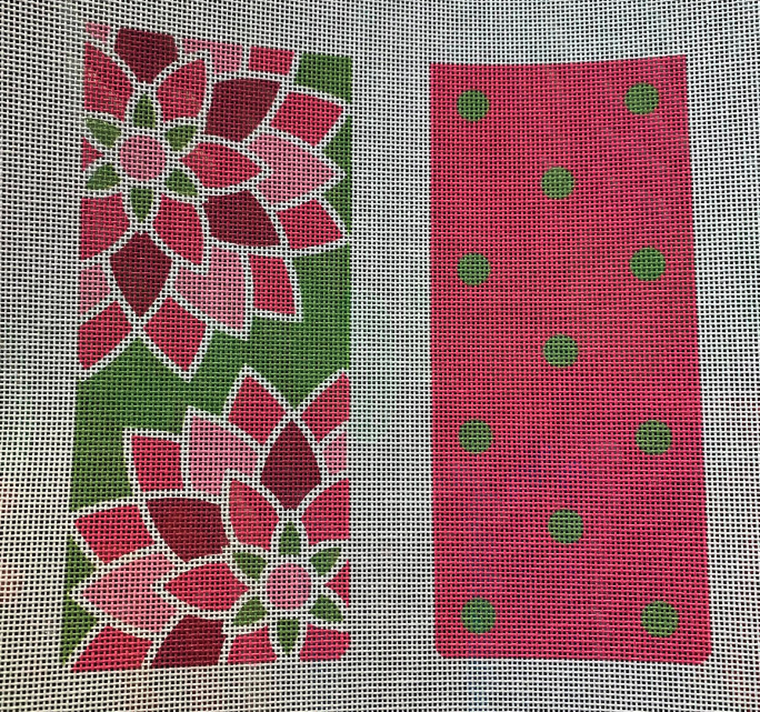 Pink Graphic Flower Eyeglass Case