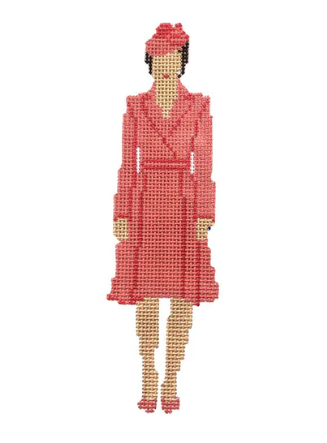 kate middleton red dress Kate Middleton In Red Dress – Seaside Needlepoint