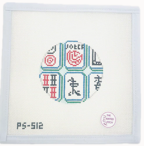 Mahjong Tiles - Jewel Colors 4x4