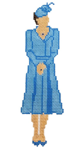 Kate Middleton Blue Dress – Seaside Needlepoint