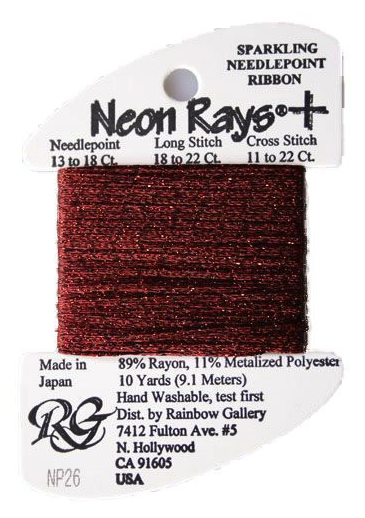 Neon Rays Plus | NP026 Burgundy