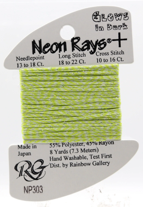 Neon Rays Plus | NP303 Chartreuse Glow in Dark