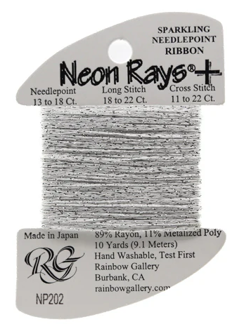 Neon Rays Plus | NP202 Silver Sparkle