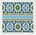 Portuguese Tiles 4" Square Turquoise