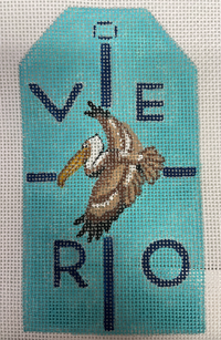 Vero Pelican Luggage Tag