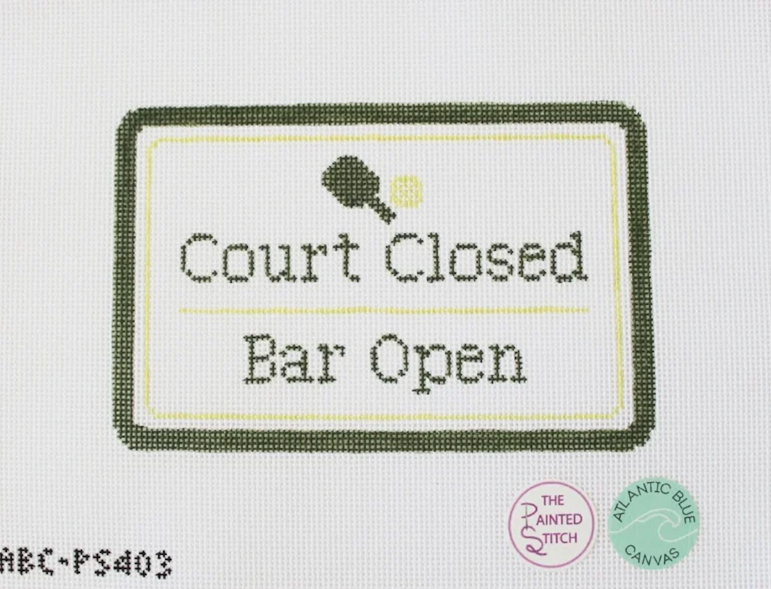 Court Closed....Bar Open - Pickleball