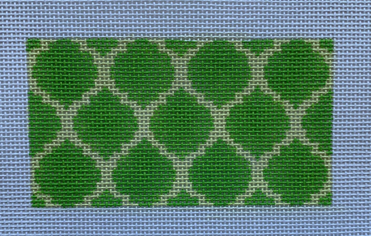 Quatrefoils Green On Lime