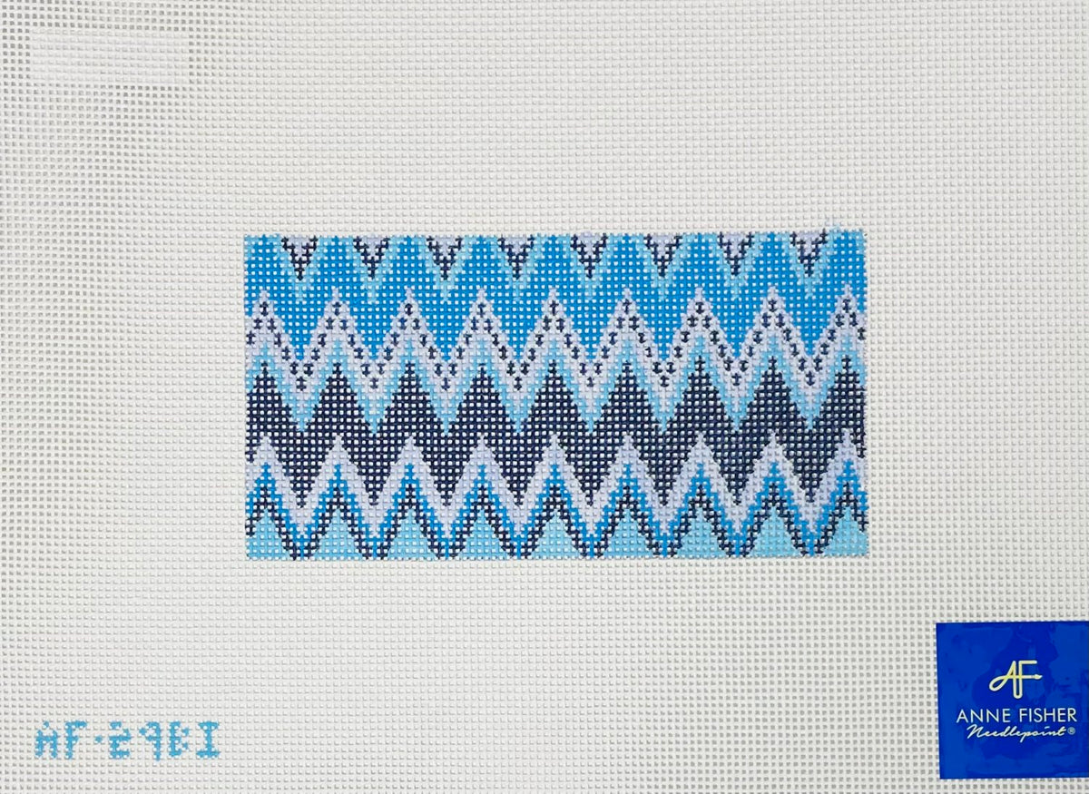 Blue Zigzag Insert