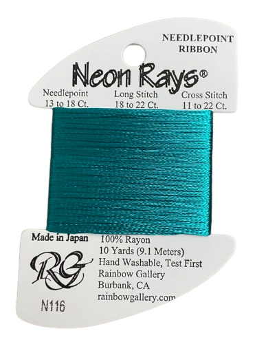 Neon Rays | N116 Dark Seafoam