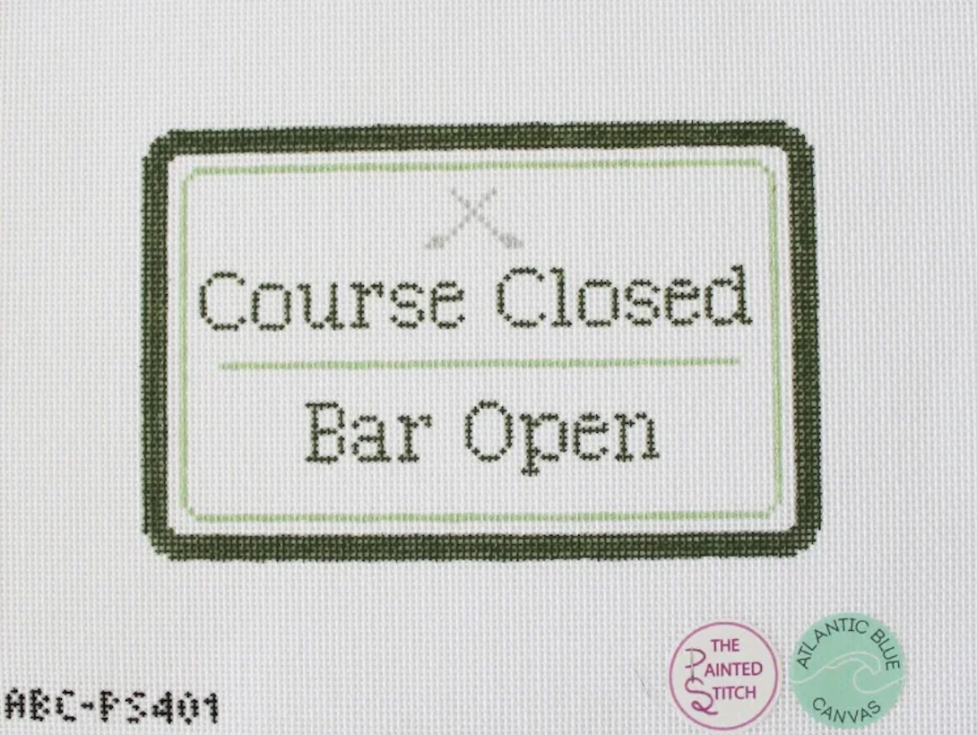 Course Closed.....Bar Open - Golf