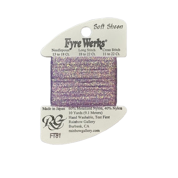 Fyre Werks Soft Sheen | FT81 Lilac Pearl