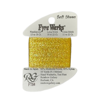 Fyre Werks Soft Sheen | FT84 Yellow Pearl