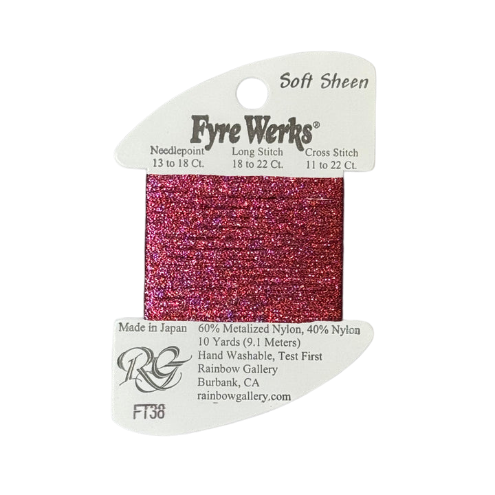 Fyre Werks Soft Sheen | FT38 Dark Red