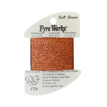 Fyre Werks Soft Sheen | FT34 Red Orange