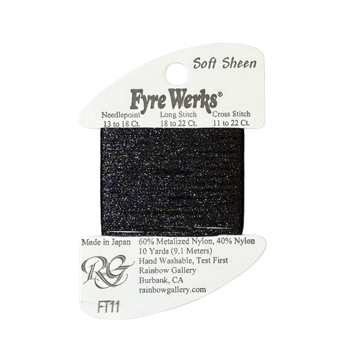 Fyre Werks Soft Sheen | FT11 Black
