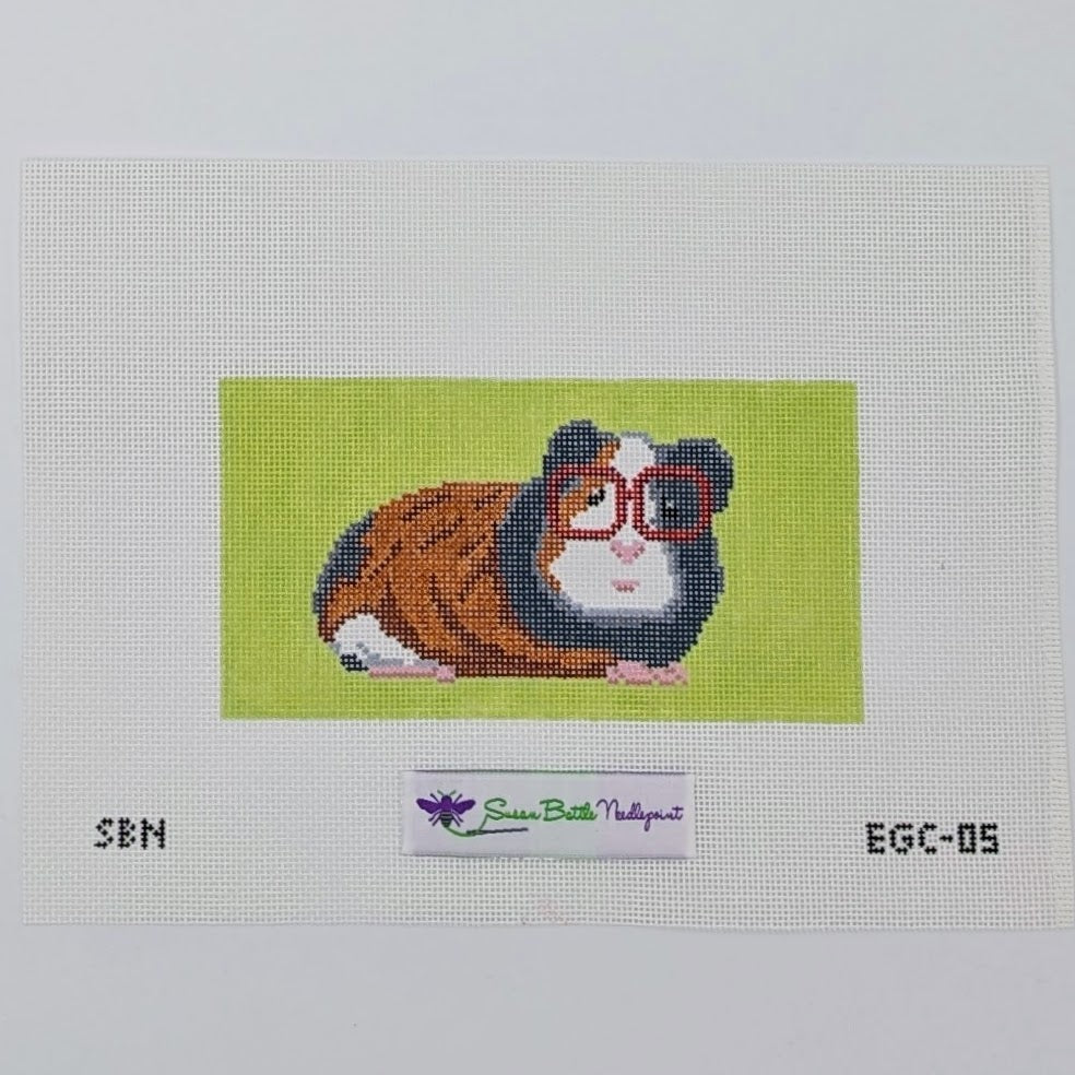 Guinea Pig w/ Glasses Eyeglass Case