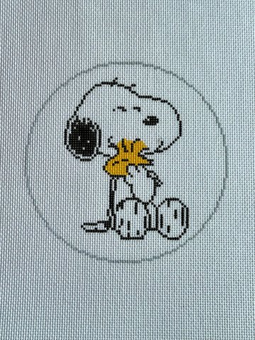 Snoopy Hugging Woodstock