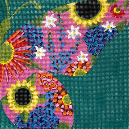 Large Half Butterfly - Teal