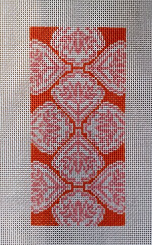 Medallion Eyeglass Case-Orange