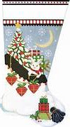 White Christmas Bag Stocking