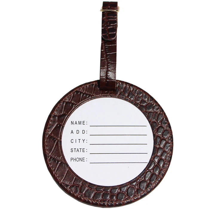 Lee Leather Luggage Tags