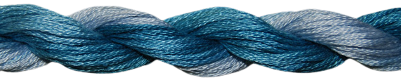ThreadworX Overdyed Floss | 1021 Tide Pools