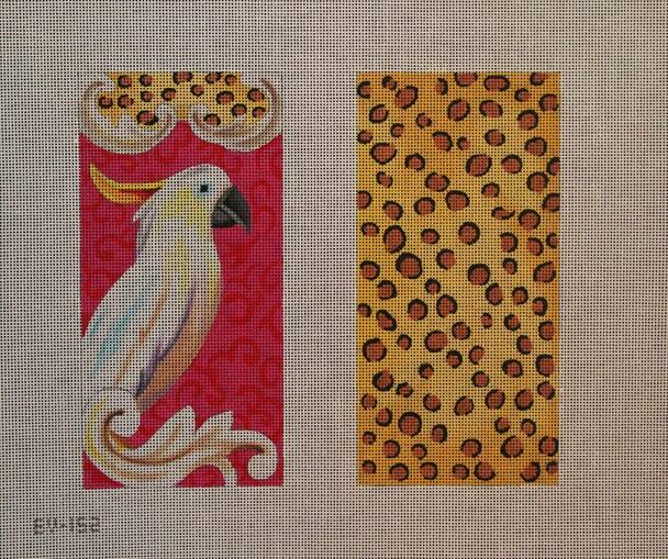 White Parrot Eyeglass Case
