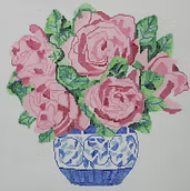 PINK CABBAGE ROSE BOUQUET