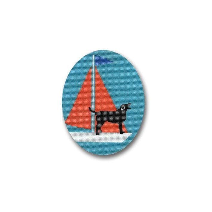 Black Lab - Orange Sail