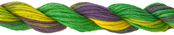 ThreadworX Overdyed Floss | 1153 Mardi Gras