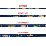 Trout Belt Blue Background